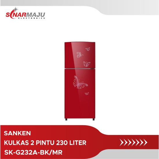 Sanken Kulkas Pintu Liter Sk G A Bk Mr